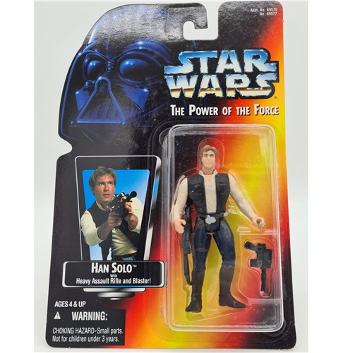 Star Wars - The Power of the Force - HAN SOLO with Heavy Assault Rifle and Blaster (1995)