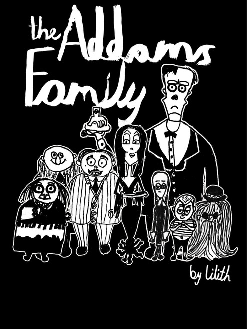 The Addams Family by Lilith - Adult/Standard T-Shirt The Addams Family by Lilith - Adult/Standard T-Shirt