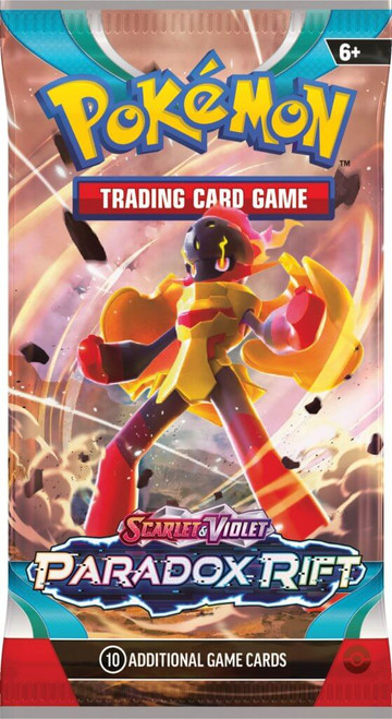 POKEMON TCG Scarlet & Violet 4 Paradox Rift  Booster Pack (10 Cards)