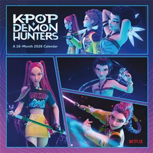 KPop Demon Hunters - 2026 Square Wall Calendar