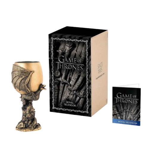 Game of Thrones - Limited Edition Gilt Drogon Goblet (20cL)