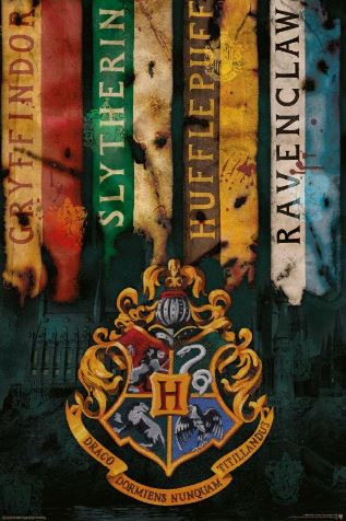 Poster - Harry Potter - House Flags