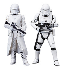 STAR WARS THE FORCE AWAKENS First Order Snowtrooper & Flametrooper ArtFX+ Statue