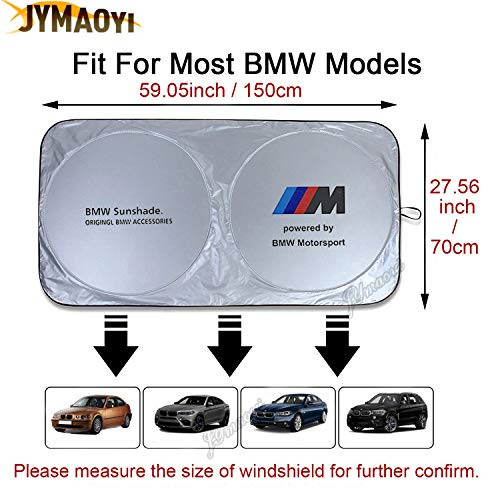 BMW Sunshade Windshield Visor Cover for BMW Window Sun Shade UV Protect ...