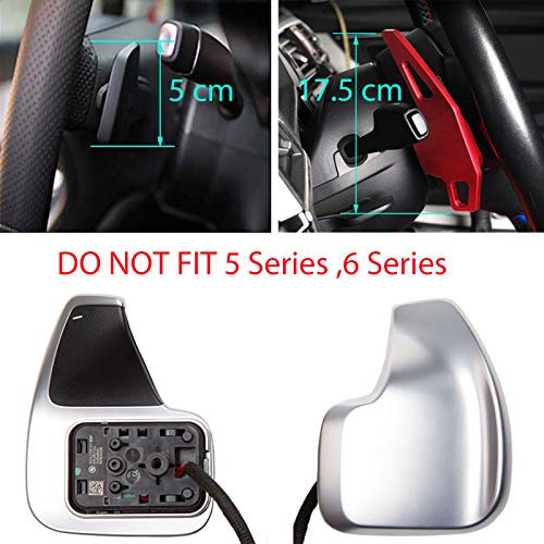 2 Pcs Red Steering Wheel Extension Gear Shift Paddle For BMW 2 3
