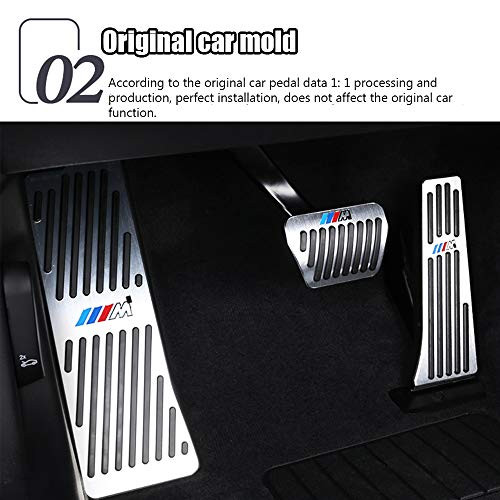 Greatluck aluminium alloy Gas Accelerator Pedal Covers,AntiSlip No