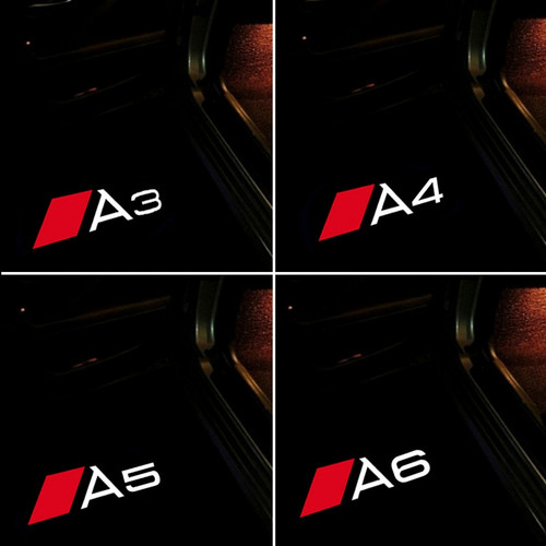 Bold Audi A collection car LED door Ghost melcome light projector FOR ALL A3-A8