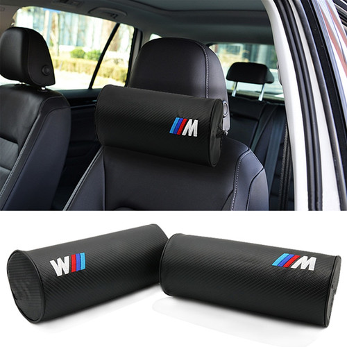 buy 2pcs BMW Themed Car Neck Headrest Auto Safety Pillow - original cheap automobile car cool accessories like bmw m power badges gap seat filler and many more auto car unique cool accessories to upgrade your car benzinooautos.org High quality trusted automotive car spare parts and accessories cool gadgets, door ghost light,  badges and logos from benz, audi , bmw , toyota, tesla