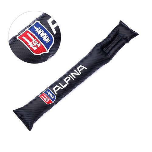 buy 2ps Alpina themed PU Carbon Fiber Seat Cover gap Pad Slot Plug Filler Embroidery Emblem Logo For BMW Alpina - original cheap automobile car cool accessories like bmw m power badges gap seat filler and many more auto car unique cool accessories to upgrade your car benzinooautos.org High quality trusted automotive car spare parts and accessories cool gadgets, door ghost light,  badges and logos from benz, audi , bmw , toyota, tesla