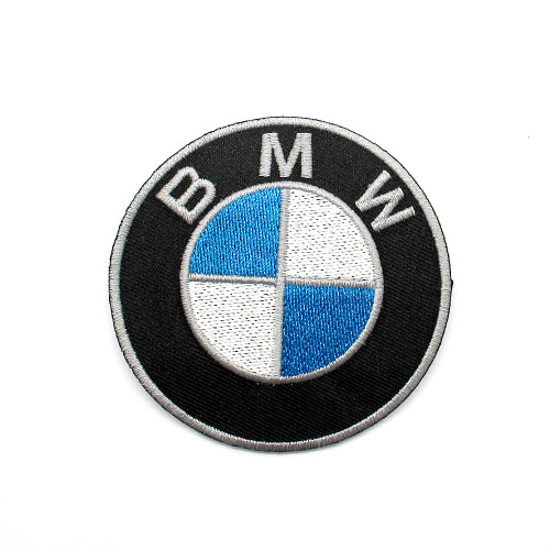 BMW themed Iron on logo  embroidery patch 5pcs 3inchs
