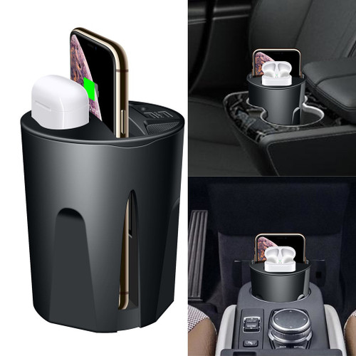 3 in 1 For IPhone Wireless Charger Cup for iphone/Samsung and Airpods with USB Output for other devices 10W  3 in 1 For IPhone Wireless Charger Cup for iphone/Samsung and Airpods with USB Output for other devices 10W