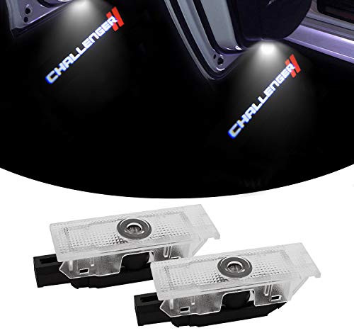 2Pcs Challenger doge LED Car ghost light logo projector (FITS ALL challanger CARS)