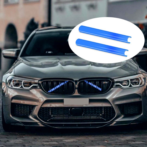 Front Grille Trim Strips For BMW F10 F11 F02 F30 F32 3 4 5 7 Series Sport Style Strip Cover Frame Car Decorations Stickers 2 Pcs Front Grille Trim Strips For BMW F10 F11 F02 F30 F32 3 4 5 7 Series Sport Style Strip Cover Frame Car Decorations Stickers 2 Pcs