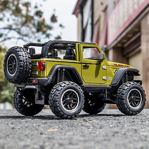 1:20 Jeeps Wrangler Rubicon 1941 Vehicle Model Car Toy High Simulation Exquisite Off-road