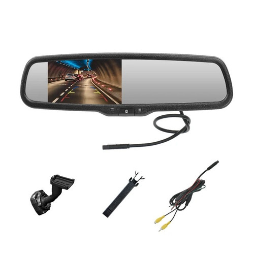 MJDOUD 4.3 Inch Car Rear view Camera with Mirror