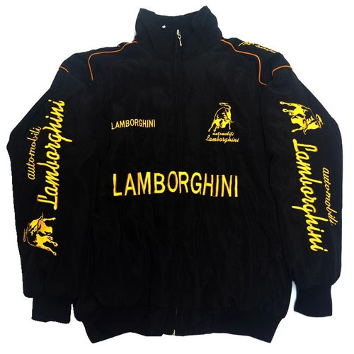 Lamborghini F1 Black Racing vintage Jacket