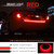  yellow/red/blue/white 150cm Rear LED Trunk light strip dynamic turn signal tailgate led warnning light 