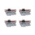 4-Pack Car Door LED Lighting Logo Light for Mercedes-Benz Logo Projector Door Step Courtesy Light