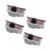 4-Pack Car Door LED Lighting Logo Light for Mercedes-Benz Logo Projector Door Step Courtesy Light