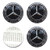  4PCS 2.56'' 65MM Emblem Badge Sticker Wheel Hub Caps Centre Cover fit for Mercedes-Benz