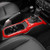 Gear Shift Pane Control Center Console ABS Trim Panel Cover Decor for 2018-2020 Jeep Wrangler JL JLU & 2020 Jeep Gladiator Red Color