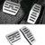 Gas Brake Pedal Covers Compatible with Jeep Renegade/Compass, Jaronx Aluminum Alloy Anti-slip Metal Pedals Brake Pedal Pads (Compatible with:Jeep Renegade 2015-2020 and Compass 2017-2020)