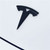 3pcs Matte Black for Tesla Model 3 Y S X Auto Logos Steering Wheel Patch Decoration Modified Accessories Tail Box Logo 