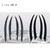 Carbon Fiber Style For Mercedes Benz C Class W205 Front Fog Lamp Grill Grille Decorative Covers Stickers Car Styling Accessories
