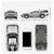 1:24 Diecast Alloy Model Car Dmc-12 Delorean Back To The Future Time Machine Metal Toy Car  1:24 Diecast Alloy Model Car Dmc-12 Delorean Back To The Future Time Machine Metal Toy Car