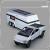 1/32 Tesla Cybertruck Pickup Trailer Alloy Car Model Diecasts Metal Toy Off-road Vehicles Truck Model Sound and Light Kids Gifts