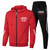 Audi Logo Tracksuit Zip Hoodie+Pants 2 Piece Set