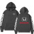 New Autumn/Winter Honda Racing Men's Black Hoodie, Stylish Men's Sweatshirt, Sporty Women's Street Style Pullover