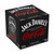 Jack Daniel's Coca-Cola Whiskey Cocktail - 355 mL - 4-PK - Aluminum Jack Daniel's Coca-Cola Whiskey Cocktail - 355 mL - 4-PK - Aluminum