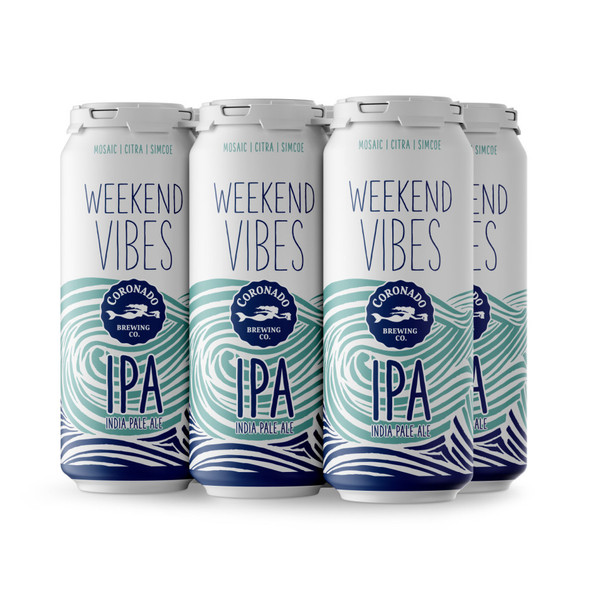 Coronado Weekend Vibes - 16 Oz - 4-PK - Aluminum