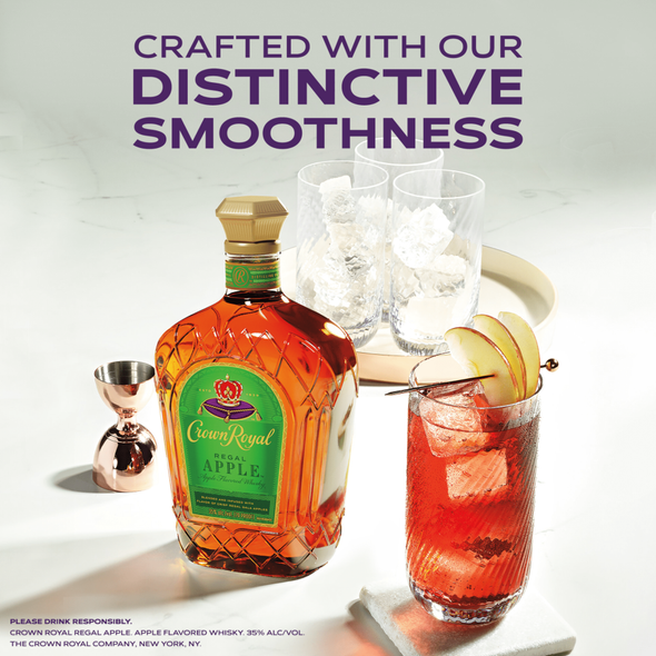 Crown Royal Regal Apple Flavored Whisky - 375 mL - 375ML - Glass