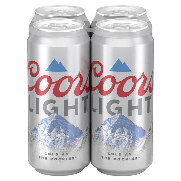 Coors Light - 16 Oz - 4-PK - Aluminum