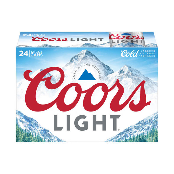 Coors Light - 12 Oz - 24-PK - Aluminum