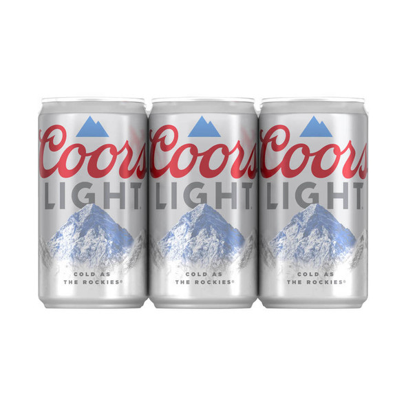 Coors Light 4/6/8 Can - 8 Oz - 6-PK - Aluminum