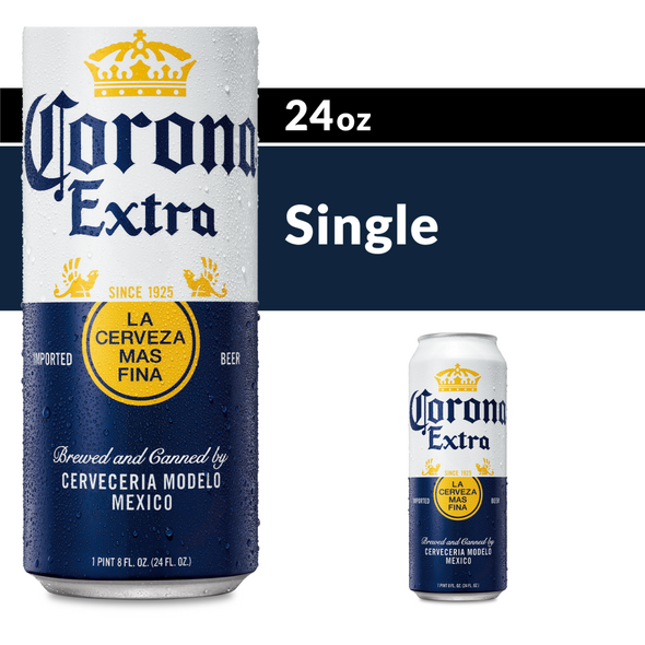 Corona Extra - 24 Oz - 24OZ - Aluminum