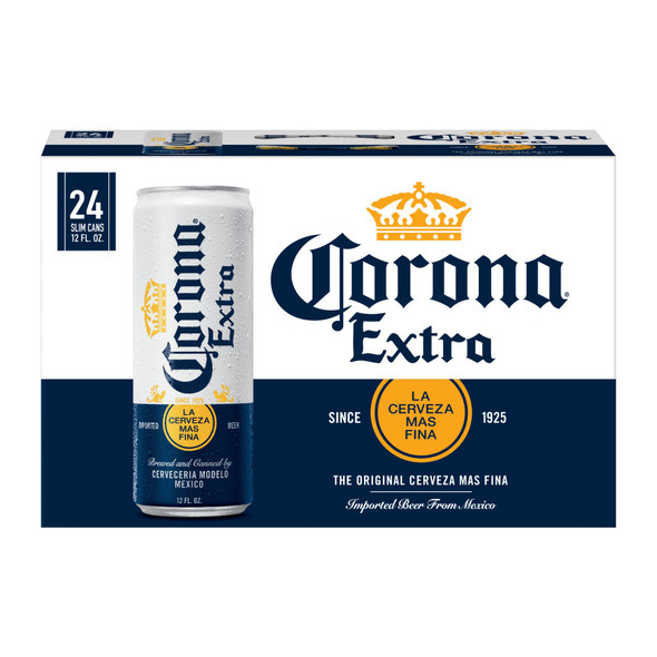 Corona Extra - 12 Oz - 24-PK - Aluminum