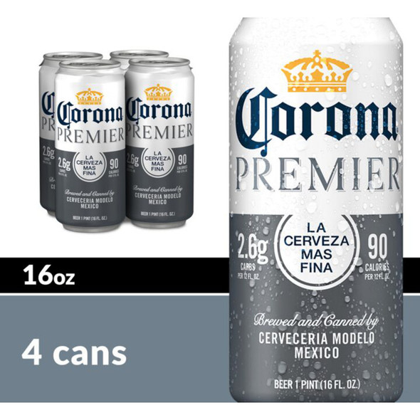 Corona Premier - 16 Oz - 4-PK - Aluminum