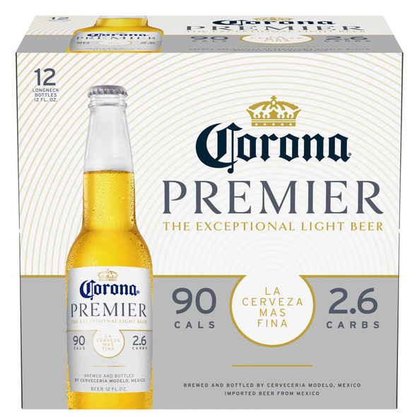 Corona Premier Mexican Lager - 12 Oz - 12-PK - Glass