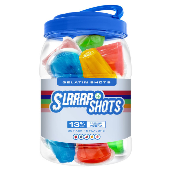Slrrrp OG Vodka Jello Shots Variety Pack - 20-PK - Plastic