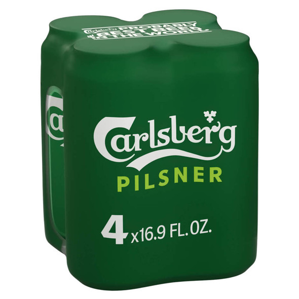 Carlsberg Danish Pilsner - 16 Oz - 4-PK - Aluminum