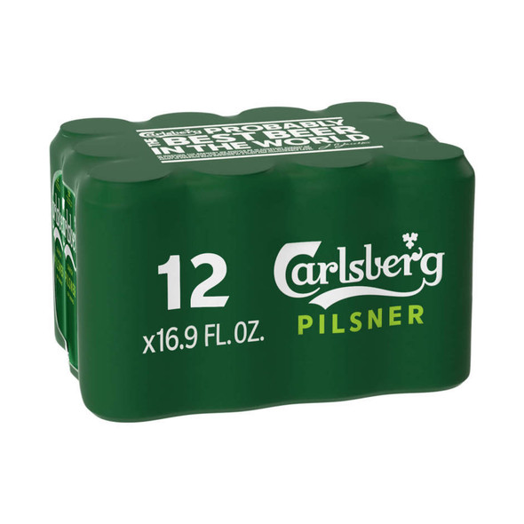 Carlsberg Danish Pilsner - 16.9 Oz - 12-PK - Aluminum