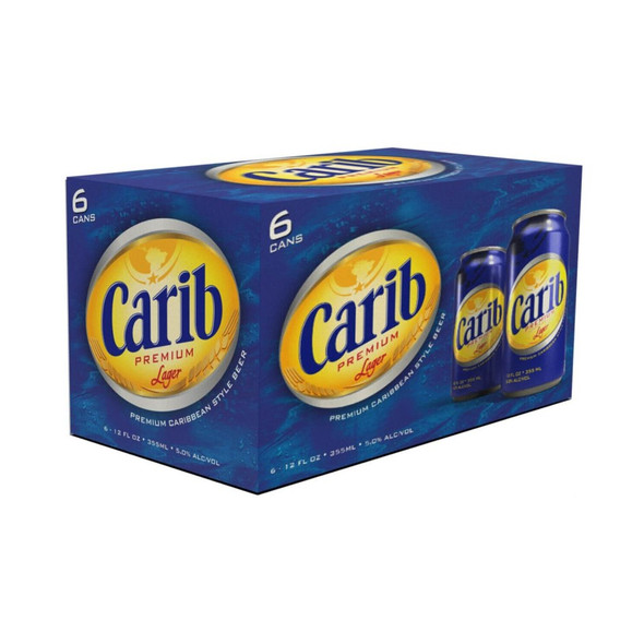 Carib Lager - 12 Oz - 6-PK - Aluminum