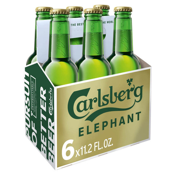 Carlsberg Elephant Strong Pilsner - 11.2 Oz - 6-PK - Glass