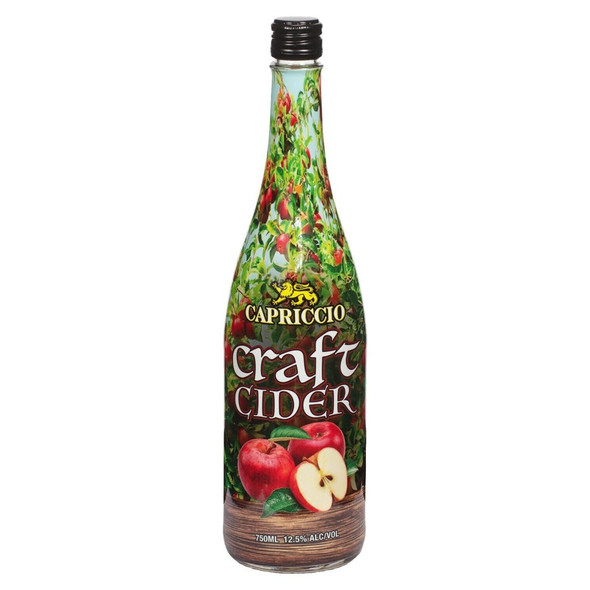 Capriccio Hard Apple Cider - 25.4 Oz - 750ML - Glass