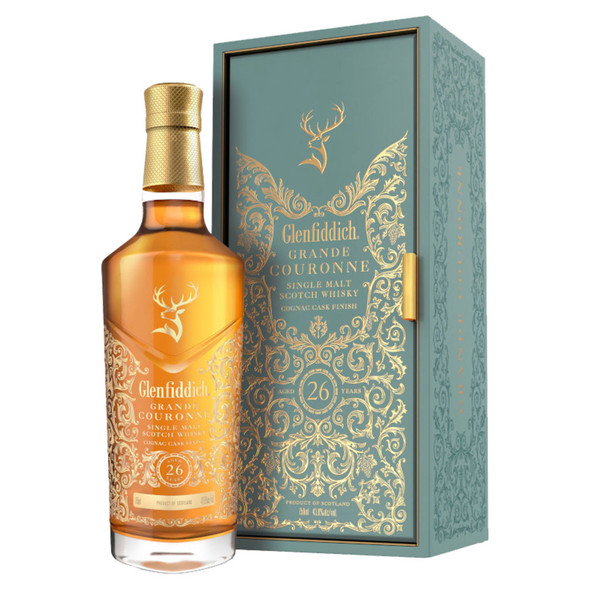 Glenfiddich 26 Year Grande Couronne Scotch Whisky - 750 mL - 750ML - Glass