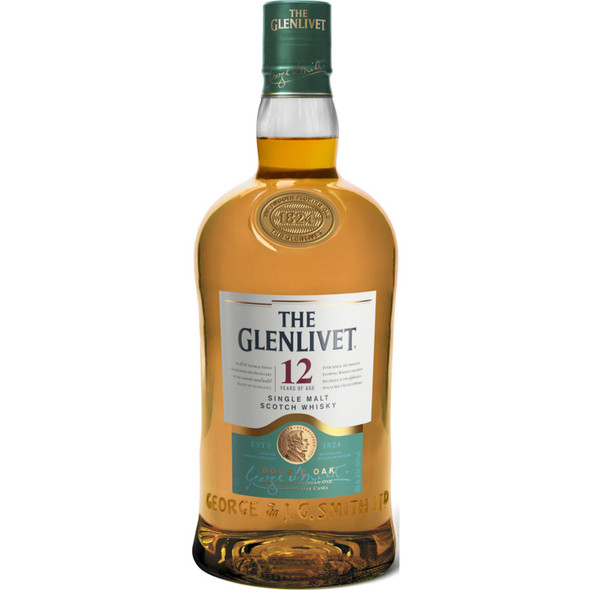 The Glenlivet 12 Year Old Single Malt Scotch Whisky - 1.75 L - 1.75L - Glass